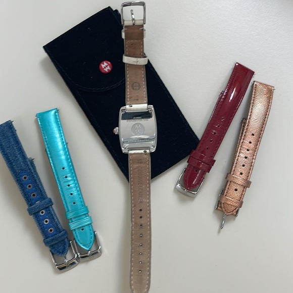 Michele Watch with 5 Bands Size 16 - Picture 8 of 11